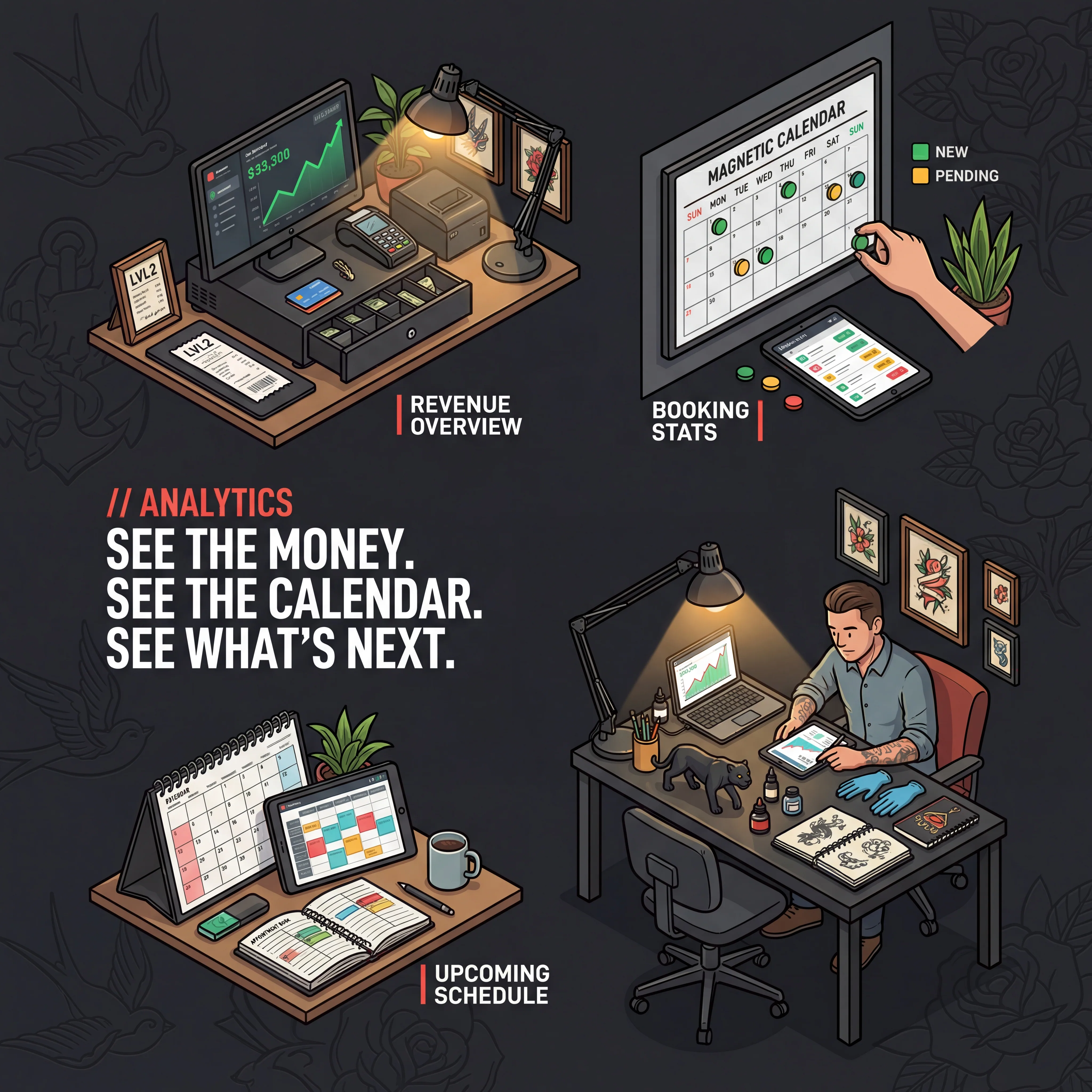 LVL2 analytics illustrated feature image