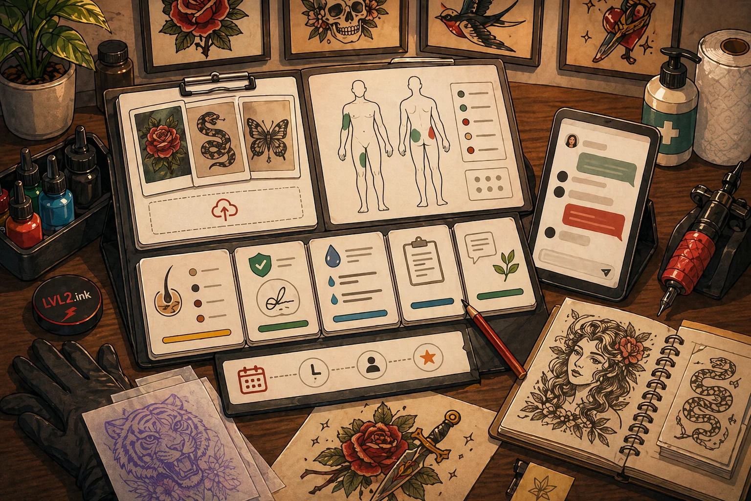 Tattoo intake packet and client workflow documents