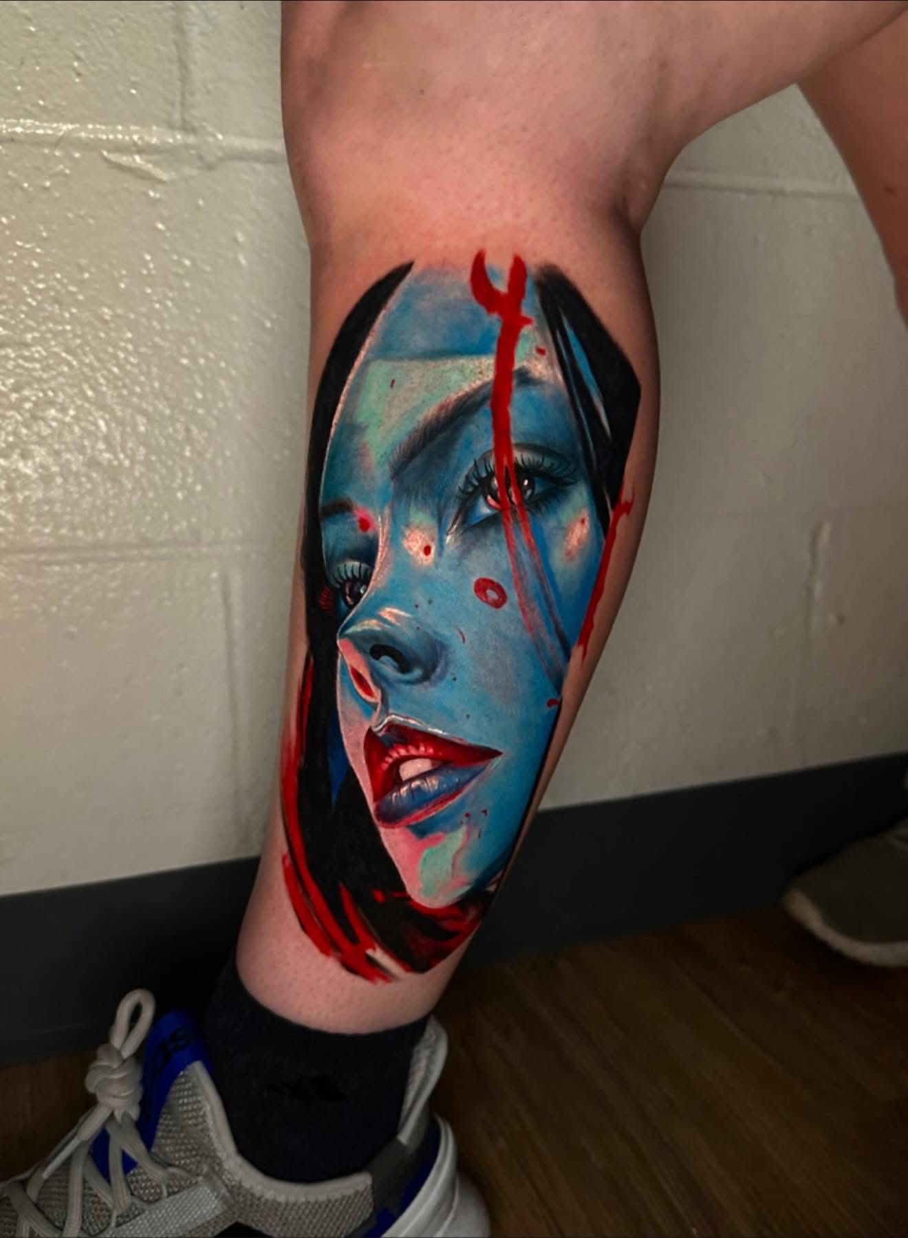 Color portrait — calf piece