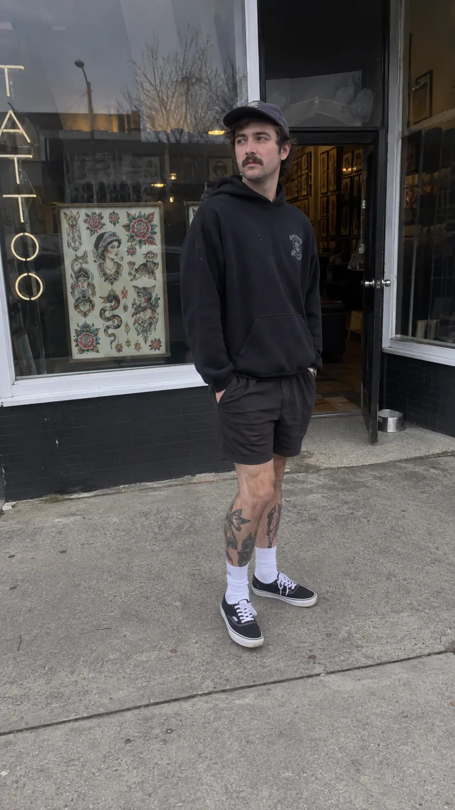 Portrait of Nico Ferreira, a tattoo artist working on LVL2